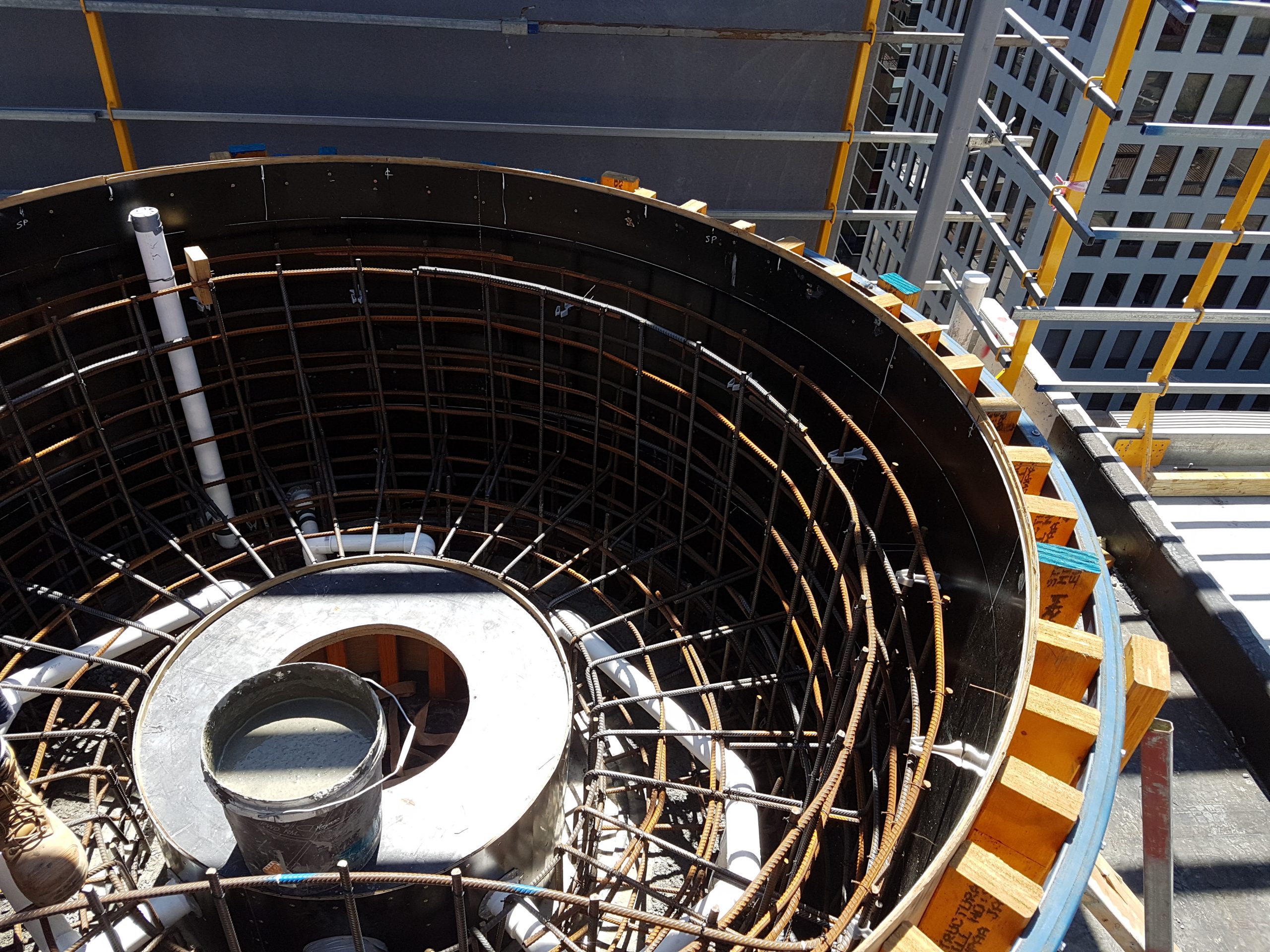 Curved Spa Formwork